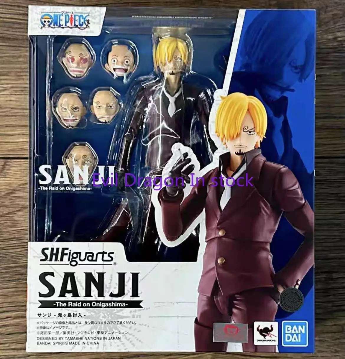 

100% Оригинальные Bandai SH фигуртс SHF One Piece Sanji The Raid On Onigashima искусственные Аниме фигурки модели коллекционные игрушки