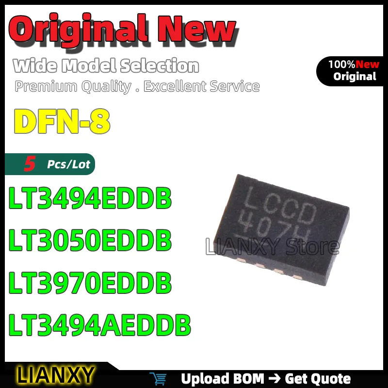 5Pcs DFN-8 LT3494ED…