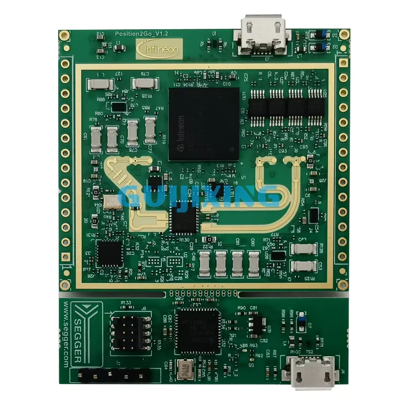 

DEMOPOSITION2GOTOBO1 Position2Go radar tracking, BGT24MTR12, fast Chirp FMCW, motion tracking