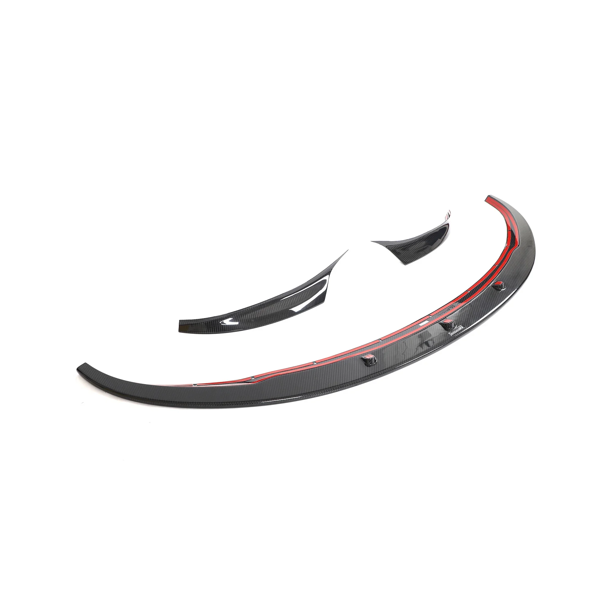 Pre-preg Carbon Fiber Front Bumper Lip For Tesla Model 3 2023