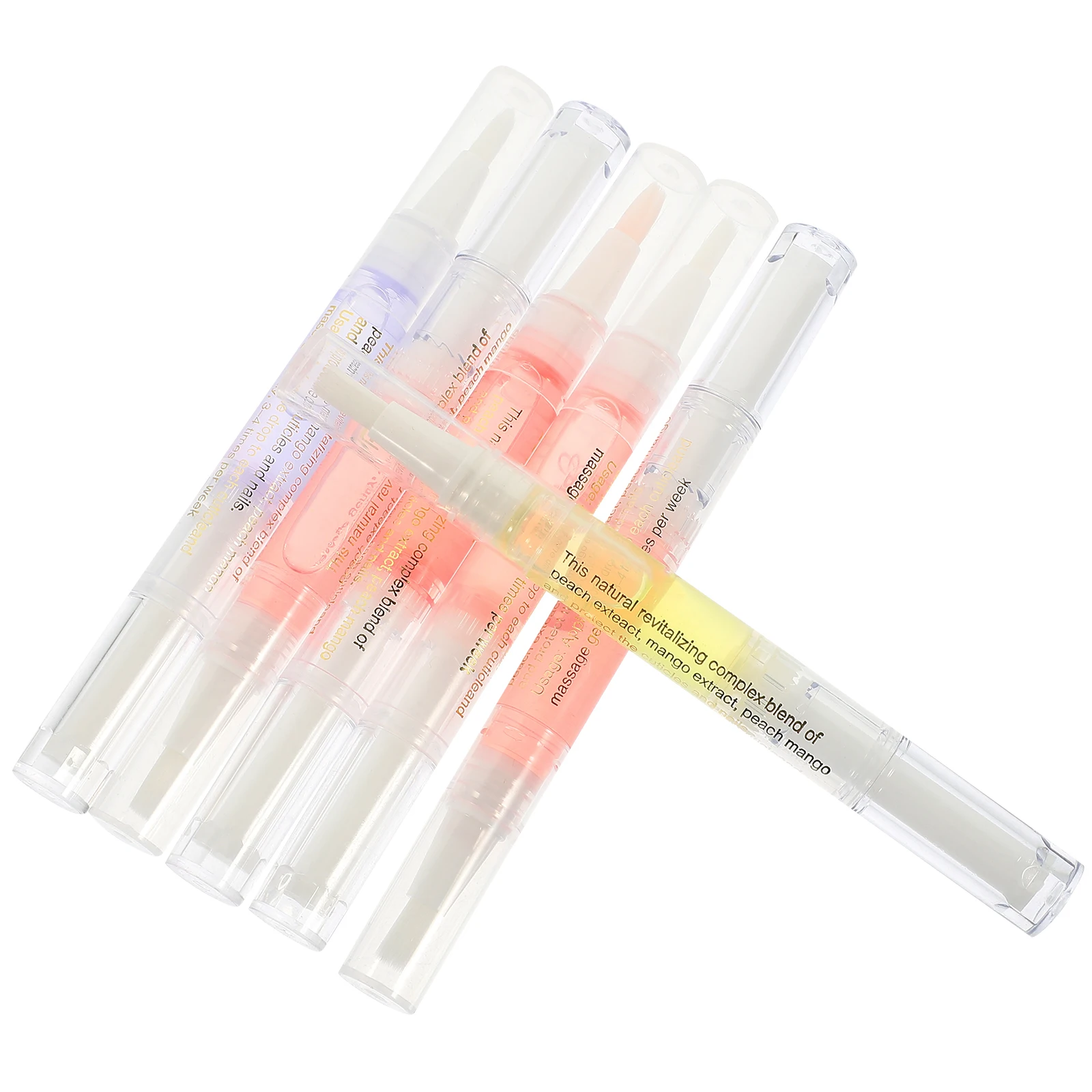 

6pcs Cuticle Oil Pens Nutritional Nail Care Manicure Softener C017-3 C017-6 C017-7 C017-9 C017-10 C017-11 Portable Smoothing