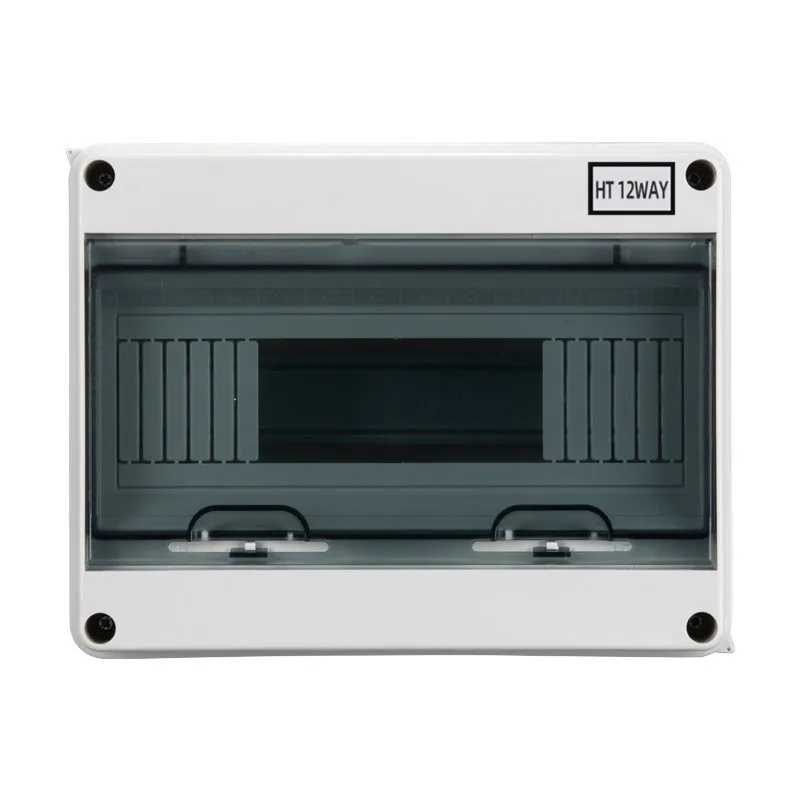 Scatola di distribuzione di giunzione MCB in plastica per energia elettrica a 2/3/5/8/12/15/18/24 vie, impermeabile, antipolvere, serie CE Ht IP65