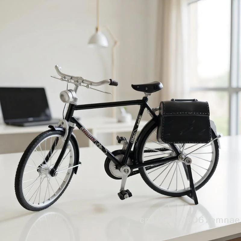 [ZYAS]New Handmade Diy Bicycle Model With A 28-Inch Frame A Retro 90s-Style Assembly Toy Semi-Alloy