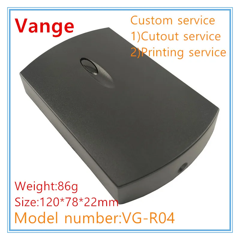 Vange access control project box 120*78*22mm ABS plastic instrument enclosure