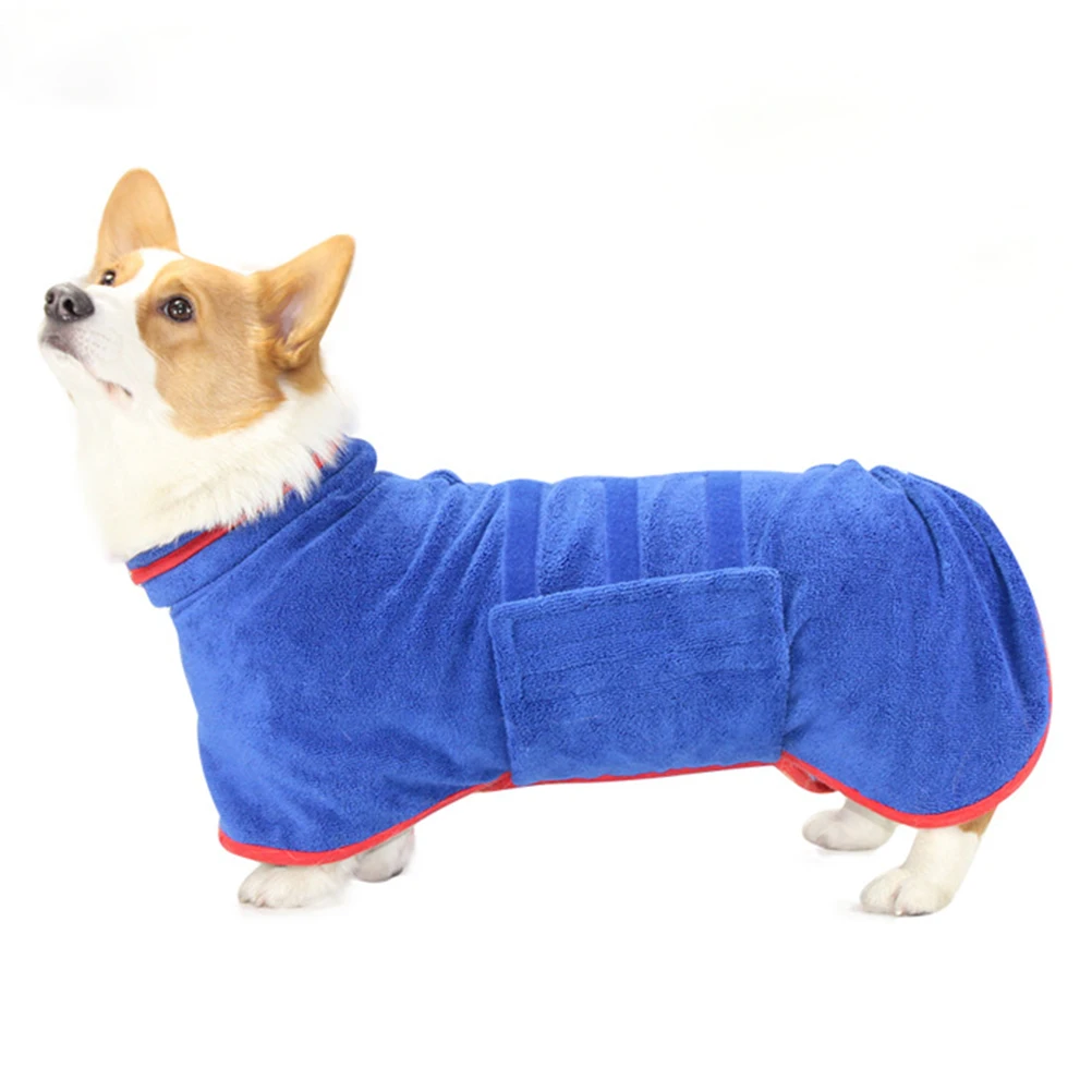 

Absorbent Bathrobe Dog Shower Towel Towels Pet Cleaning Bathing Drying Quick Car
