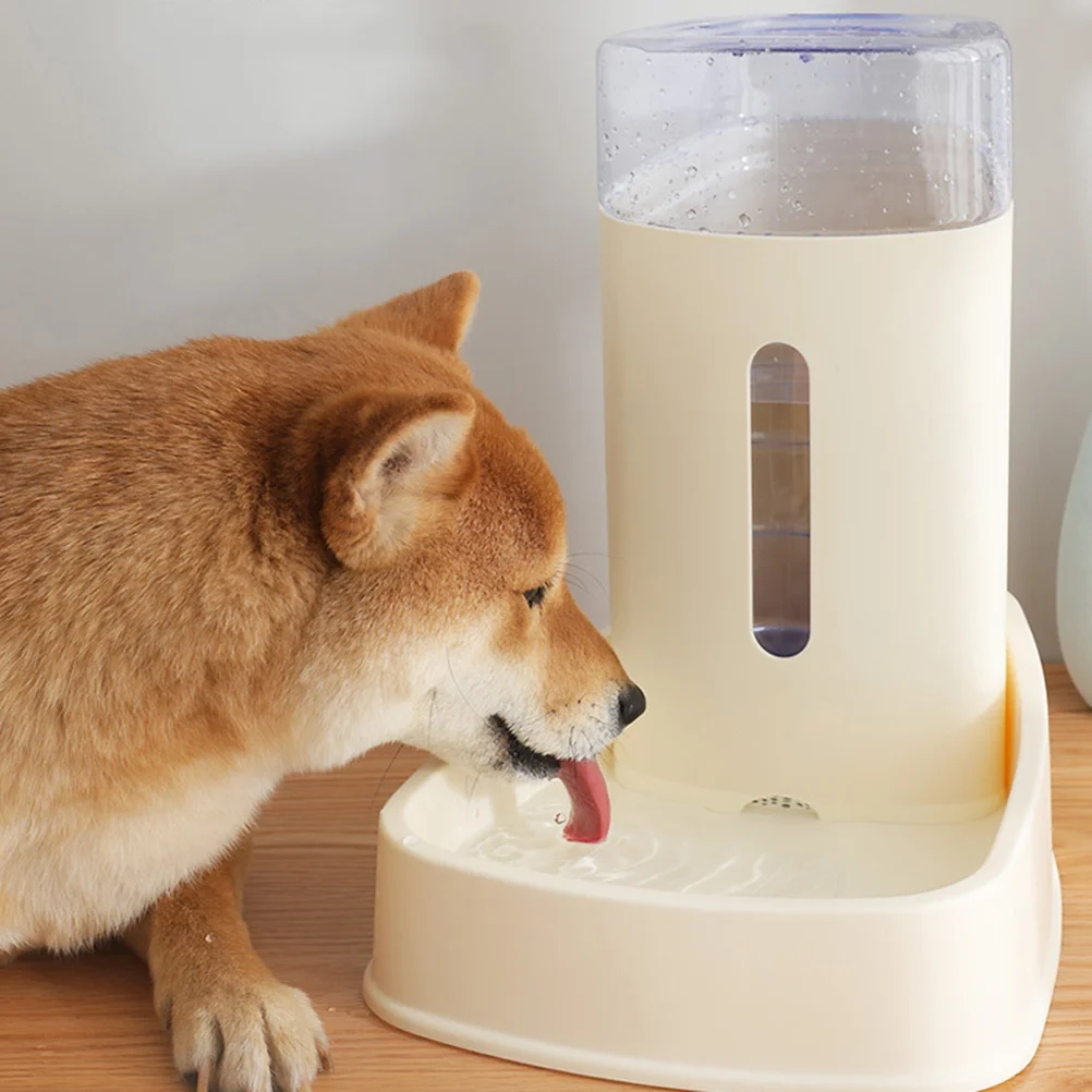 

3.8L Automatic Pet Drinking Feeder Bottle Durable Leakproof Large Capacity Water Storage for Dogs Cats Easy Install Home Outdoor