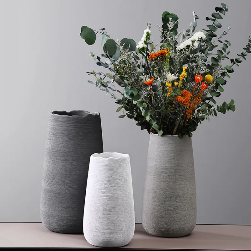 

Plant Pots Decorative Objects Nordic Decor Vases Luxury Modern Home Decoration Elegant Salon Vintage Jarron Decorativos Vase