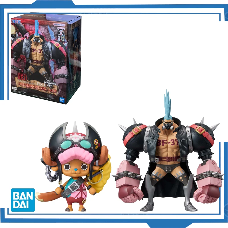 

Bandai Original Banpresto One Piece Film RED DXF The Grandline Franky Tonytony Chopper PVC Action Figure Collectible Model Toys