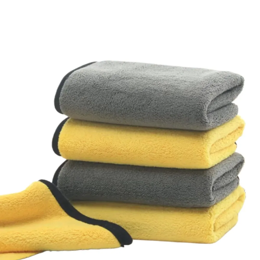 

Полотенца из ультратонкого волокна, автомобильные супер толстые полотенца для сушки автомобиля, впитывающие салфетки для мытья автомобиля, многофункциональные салфетки