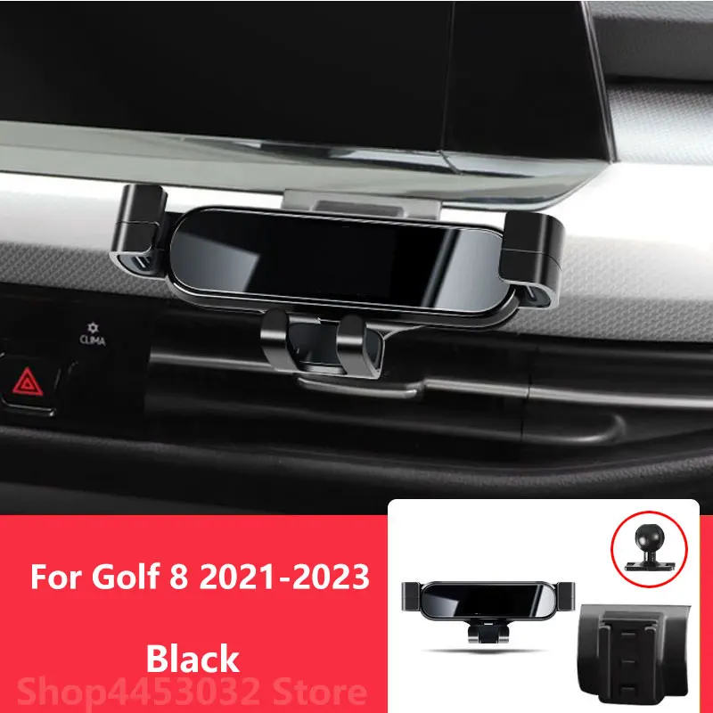 Mobile Phone Holder For Volkswagen Golf 8 MK8 2021-2023 Adjustable Special Mount GPS Support Bracket Car Accessories