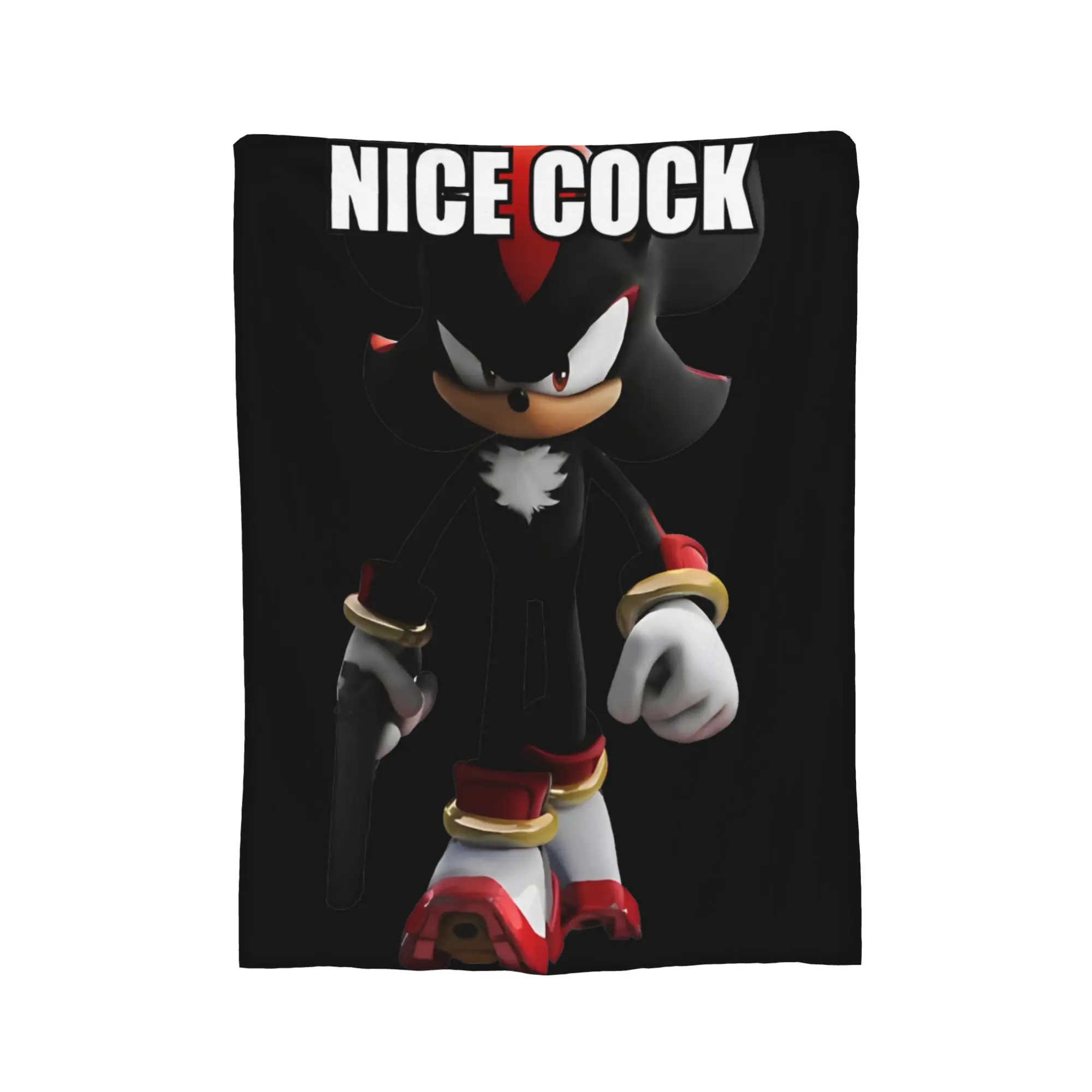 Shadow The Hedgehog Blankets Fleece Action Adventure Comedy Super Soft Throw Blanket for Bed Bedroom Quilt