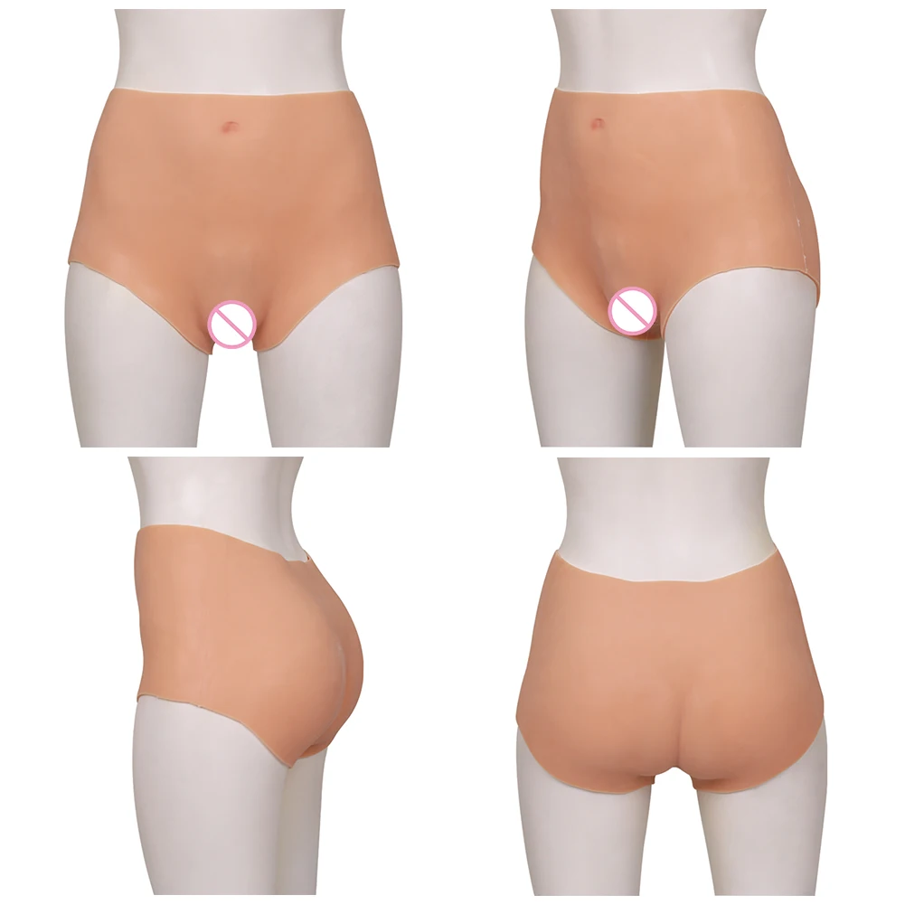 Silicone Realistic Fake Vagina Pants Cosplay Underwear Crossdressing Drag queen women Panties Crossdresser Transgender Gay