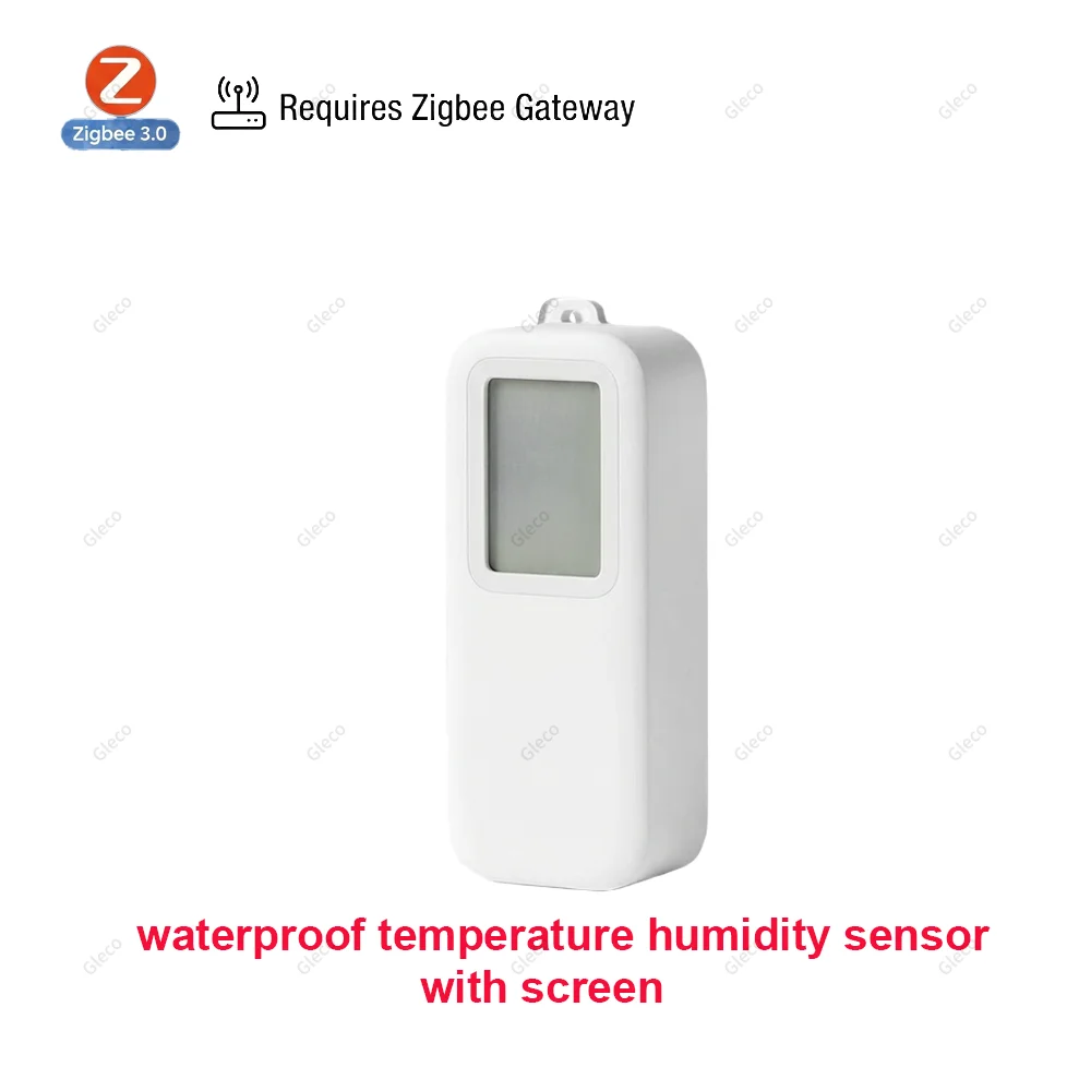 Tuya Zigbee Wifi Temperatuur-vochtigheidssensor Optionele waterdichte LCD slimme thermometer en hygrometer voor 2MQTT Smart Life APP