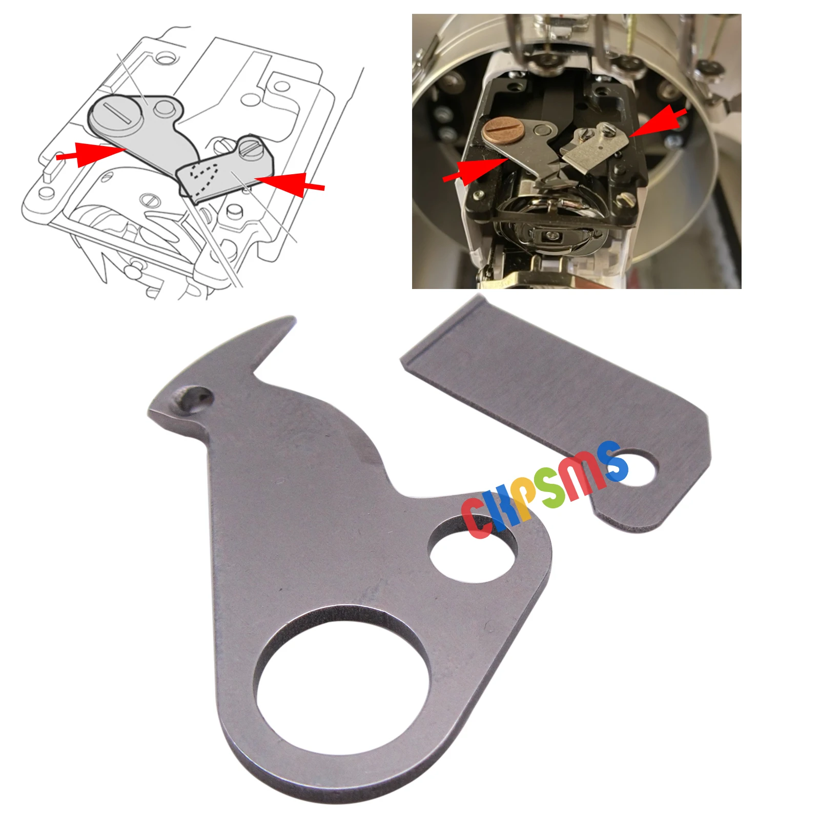 1SET Movable & Fix Knife FOR BROTHER PR650E, PR655, PR670, PR680, PR680W, PR1055X, Babylock  BMP8, BMV10, BNT10, BNT10L, EMP6
