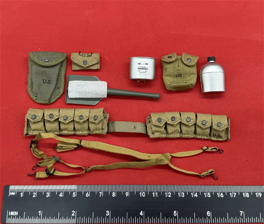 

1/6th UJINDOU US. Soldier Doll Hang Chest Vest Bags Y X Belt UD9035 Toys Model Accessories For 12" Doll Figure Collect DIY