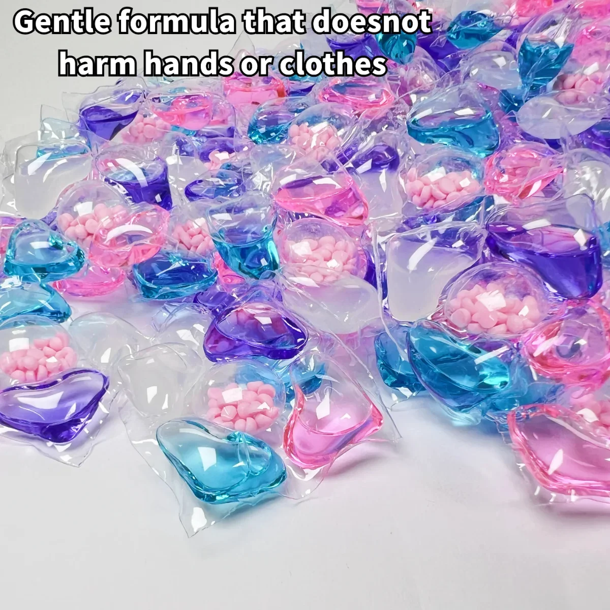 5D Reactive Oxygen Laundry Capsules 100 Count  ≈8g Each 5-in-1 Multi-Effect Detergent Pods for Deep Cleaning And Fabric Care