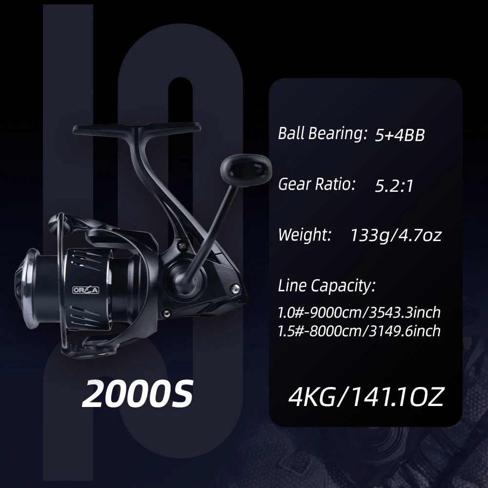 FISHINGFANS Light Weight Spinning Fishing Reel 5+1Ball Bearings 4kg Drag Carbon Fiber spinning Fishing reel - AliExpress 18 FISHINGFANS Light Weight Spinning Fishing Reel 5+1Ball Bearings 4kg Drag Carbon Fiber spinning Fishing reel - AliExpress 18