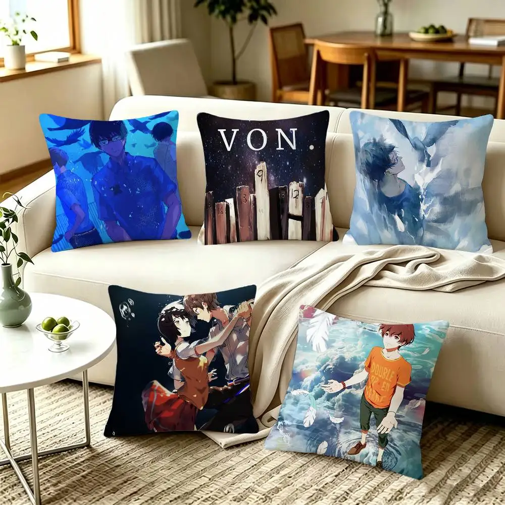 Terror in Resonance Anime  Home Sofa Cushion Covers and Aecorative Custom Pillow Covers