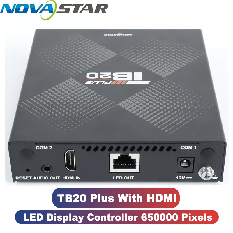 Novastar TB20 Plus صندوق تشغيل الوسائط المتعددة HDMI WiFi تحكم HUB75 كامل اللون وحدة شاشة عرض LED وحدة تحكم TB10Plus #3