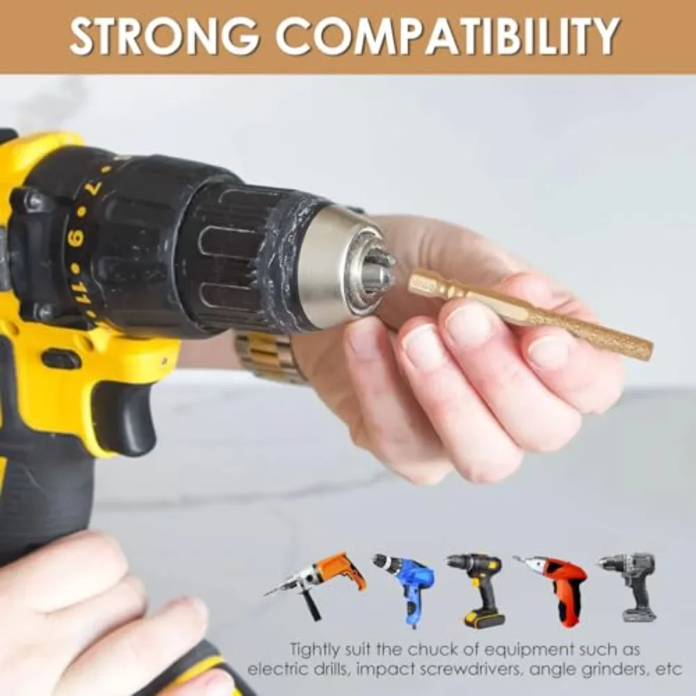 

Dry Drill Bit Hole Punch Drill Bit 2-in-1 Grit Drill Bit Polishing And Trimming Glass Drilling Concrete Special Hole Opener