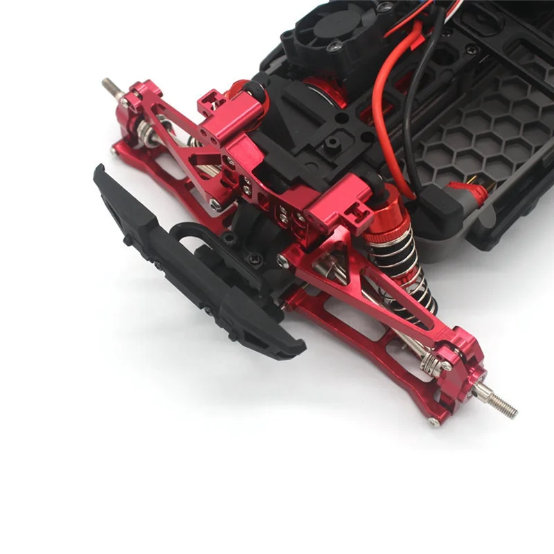 Conjunto de bloco de direção de braço de suspensão de metal para Go 16207 16208 16209 16210 H16 1/16 RC Car Upgrade Parts Kit, 2