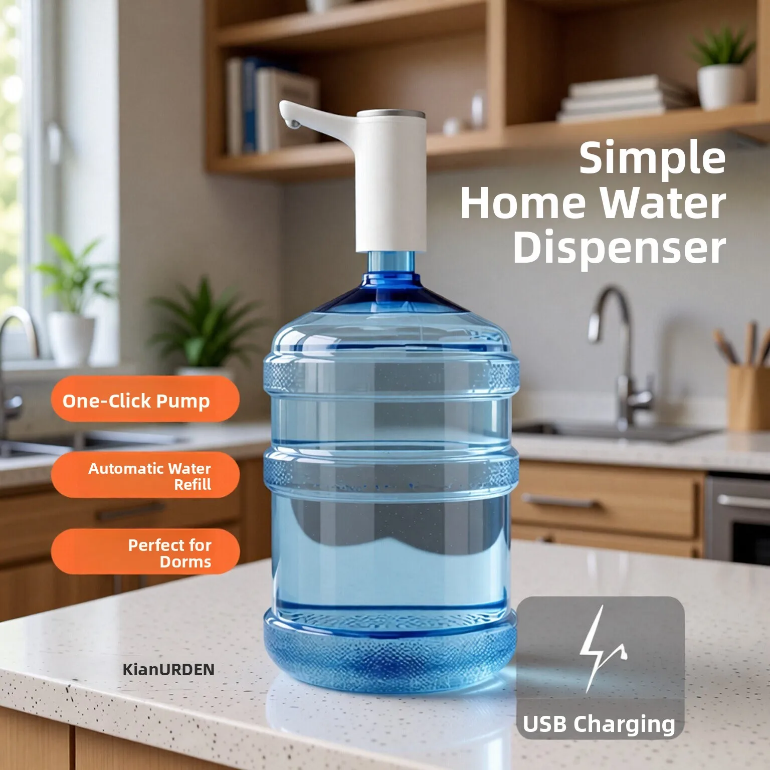 

Manual Bucket Water Pump Hand Press Drinking Water Purifier Home Use Pure Water Extractor Kitchen Cooking Tools Press Type