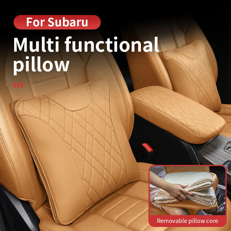 

For Subaru Multi functional pillow versatile in-car nap tool,driving back support and covering with a blanket at the same time.