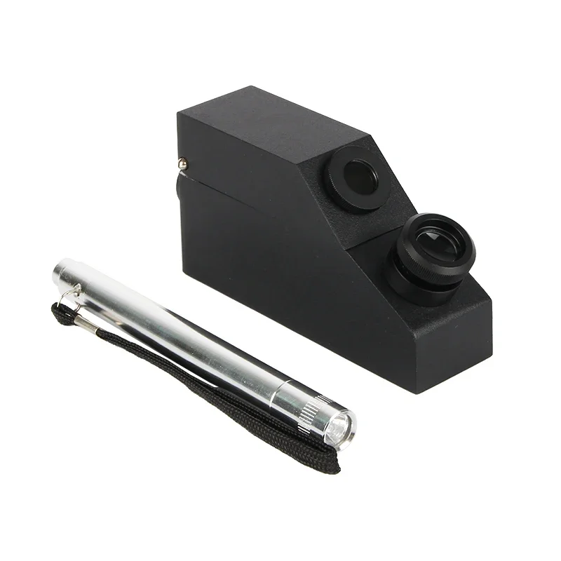 Po   Black Autorefractor Lapidary Equipment Gem Refractive Index Jewelry Refractometer Gemstone With Led Flashlight