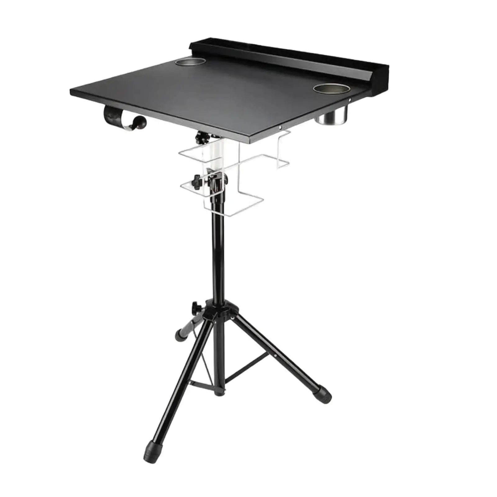 Permanent Makeup Workstation With | Stable Tripod Base Design, Easy to Clean, Salon Tray Table with Storage Rack, for Cosmetic
