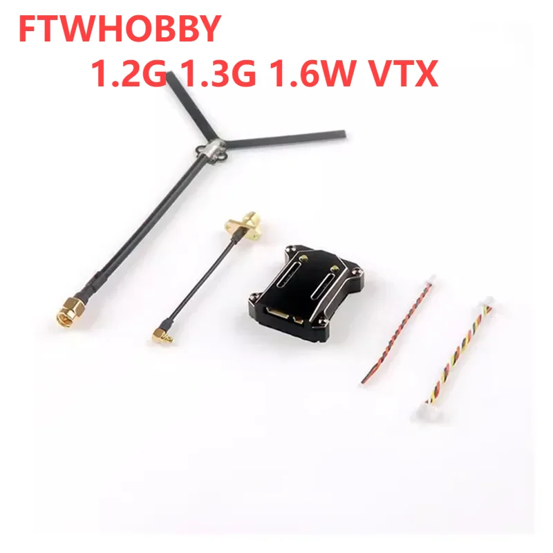 FTWHOBBY 1.2G 1.3G 1.6W VTX 9CH Pit 25mW/200mW/1600mW IRC TRAM Video Transmitter For FPV Racing Drone parts