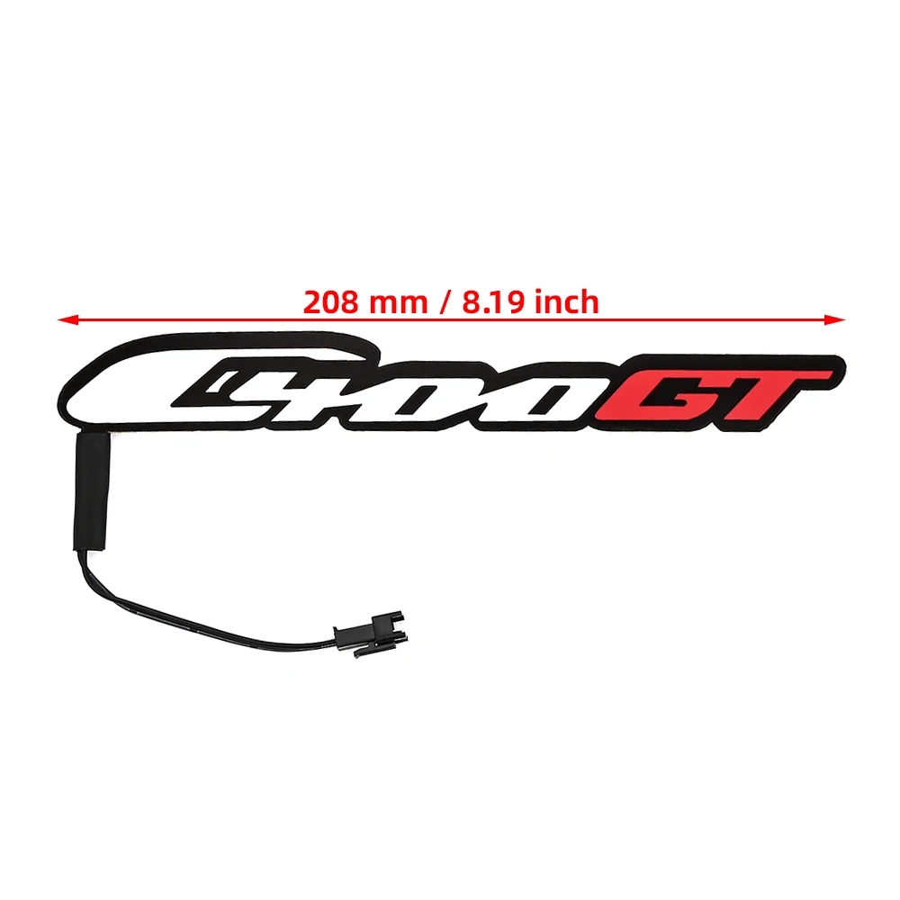 دراجة نارية ملصقات مقاومة للماء خزان شعار مائي الضوء البارد مصباح C400X C400GT شعار ملصق لاصق لامع ورائع لسيارات BMW C400 X C400 GT