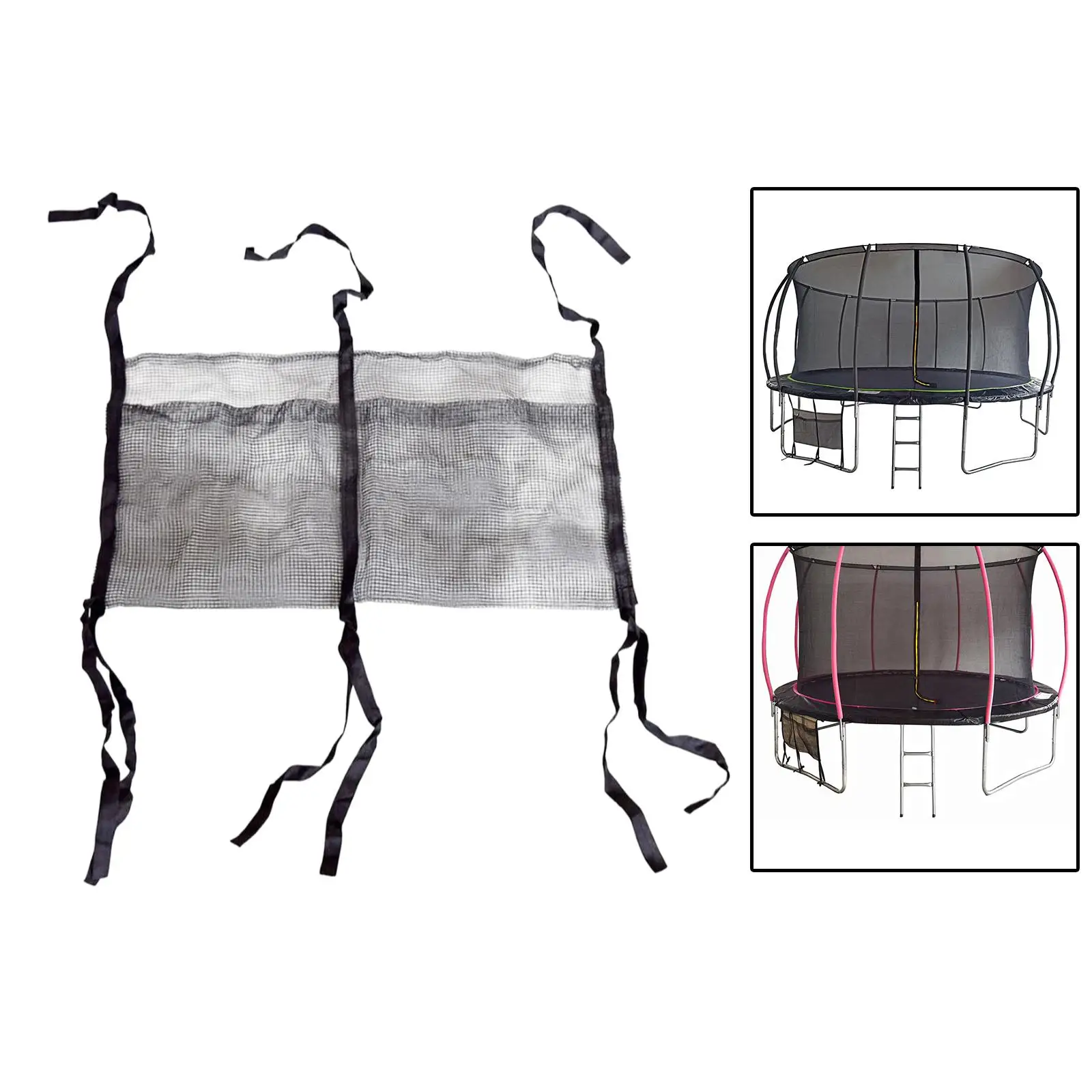 Trampoline Shoes Pouch Mesh Organizer Universal Fit Durable PE Net Bag Easy Install for Accessories for Trampoline