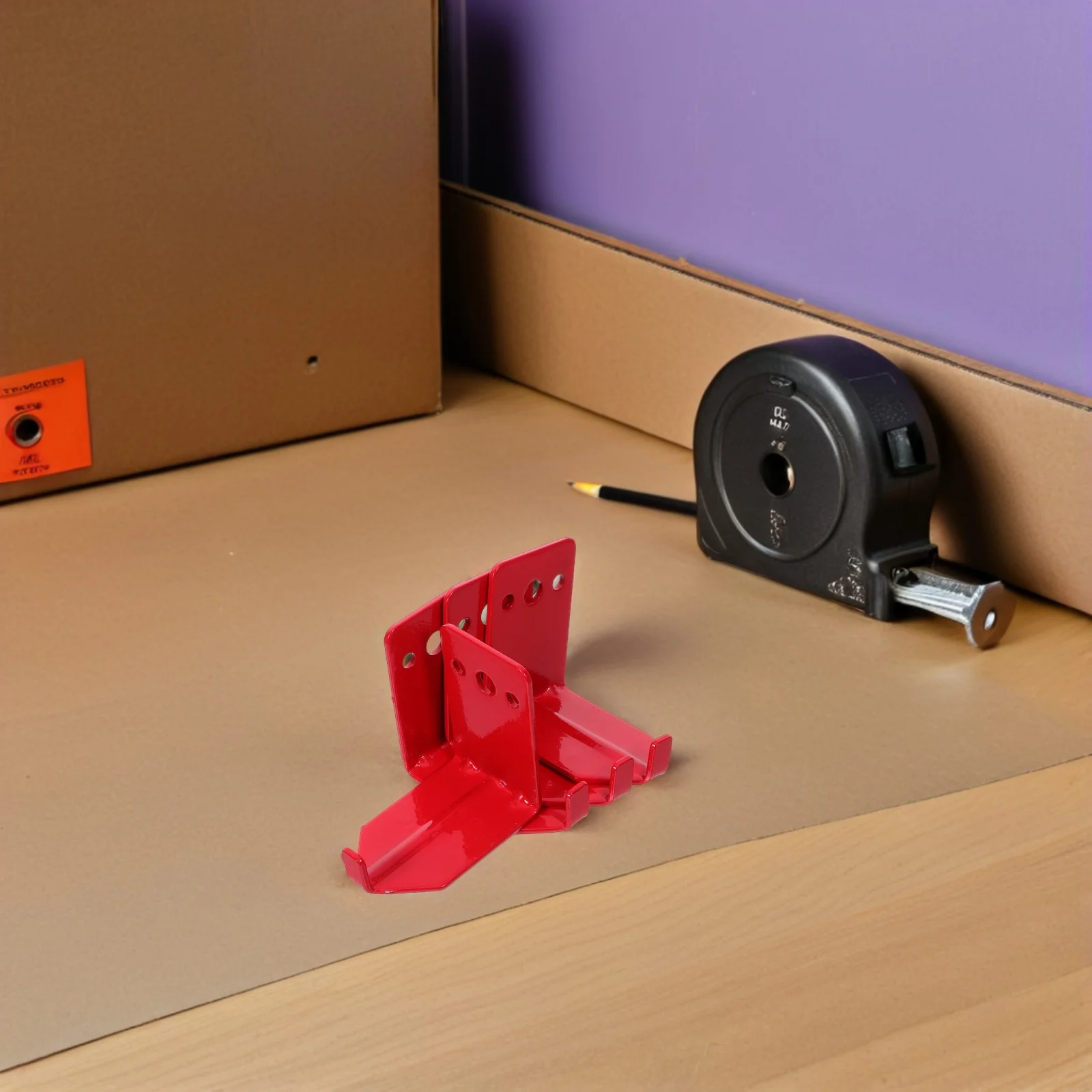 

4pcs Mount Bracket Heavy Duty Metal Holder For Home Office Workshop Wall Hook Mounting Brackets Safety Accessories Clamp Hanger