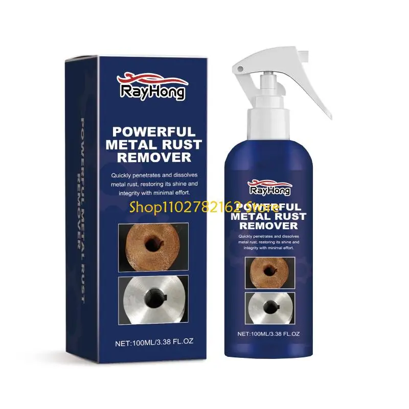 547B High Performances Rust Neutralizer 100Ml Safe Automotive Rust Remover Liquid Strong for Metal Parts On Vehicles & Tools