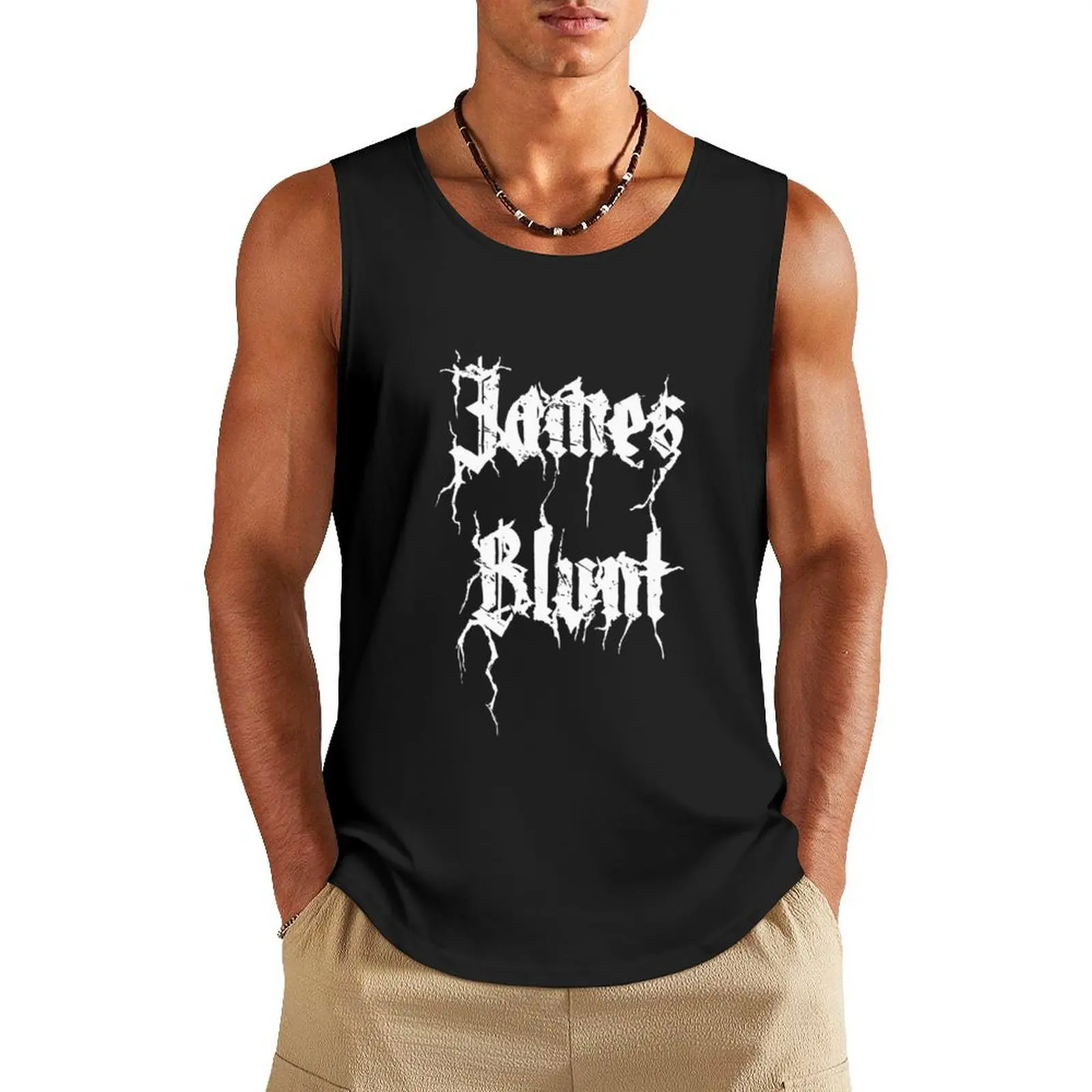 

JAMES BLUNT Tank Top summer clothes Sleeveless T-shirt gym for men