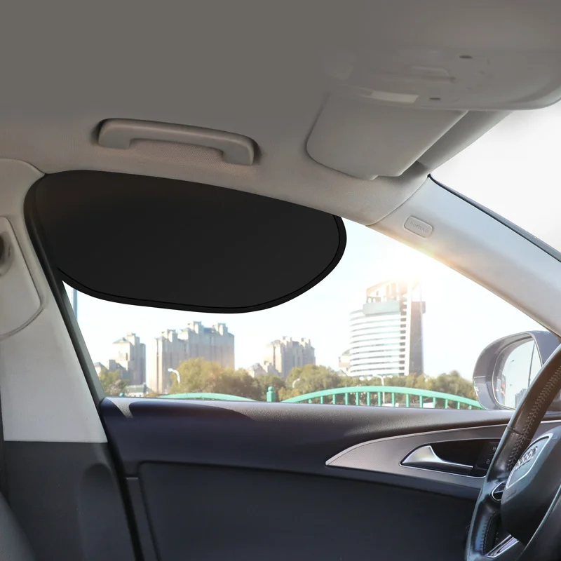 

Солнцезащитный козырек для водительской стороны автомобиля, теплоизоляционная антистатическая пленка, не закрывающая левое окно, из полиэстера