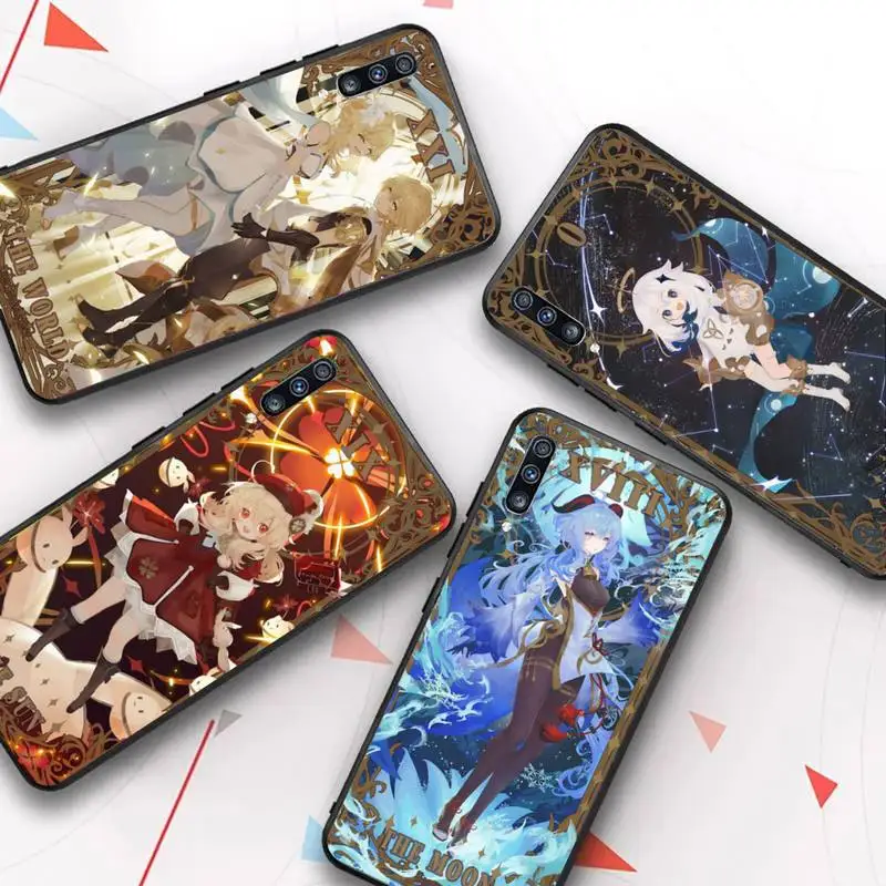 Anime Genshin Impact Phone Case for Samsung A51 01 50 71 21S 70 31 40 30 10 20 S E 11 91 A7 A8 2018