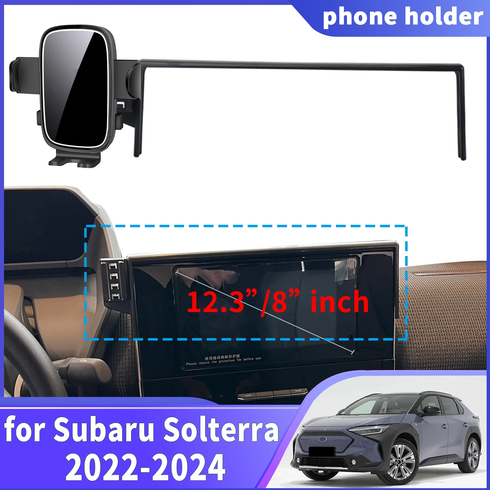 

fit for Subaru Solterra 2022 2023 2024 Navigation Phone Holder Mount Customized Car accessoires