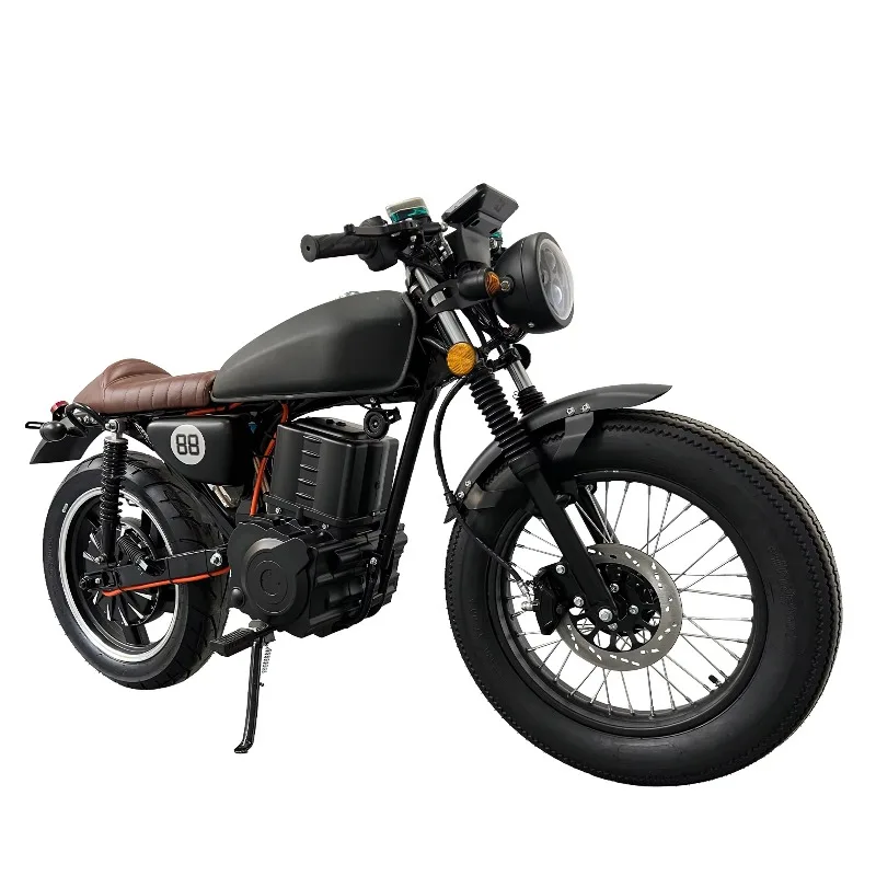 

2025 Newest Retro CG Classic Electric Motorcycle Strong Power Motor Cross Motorcycle