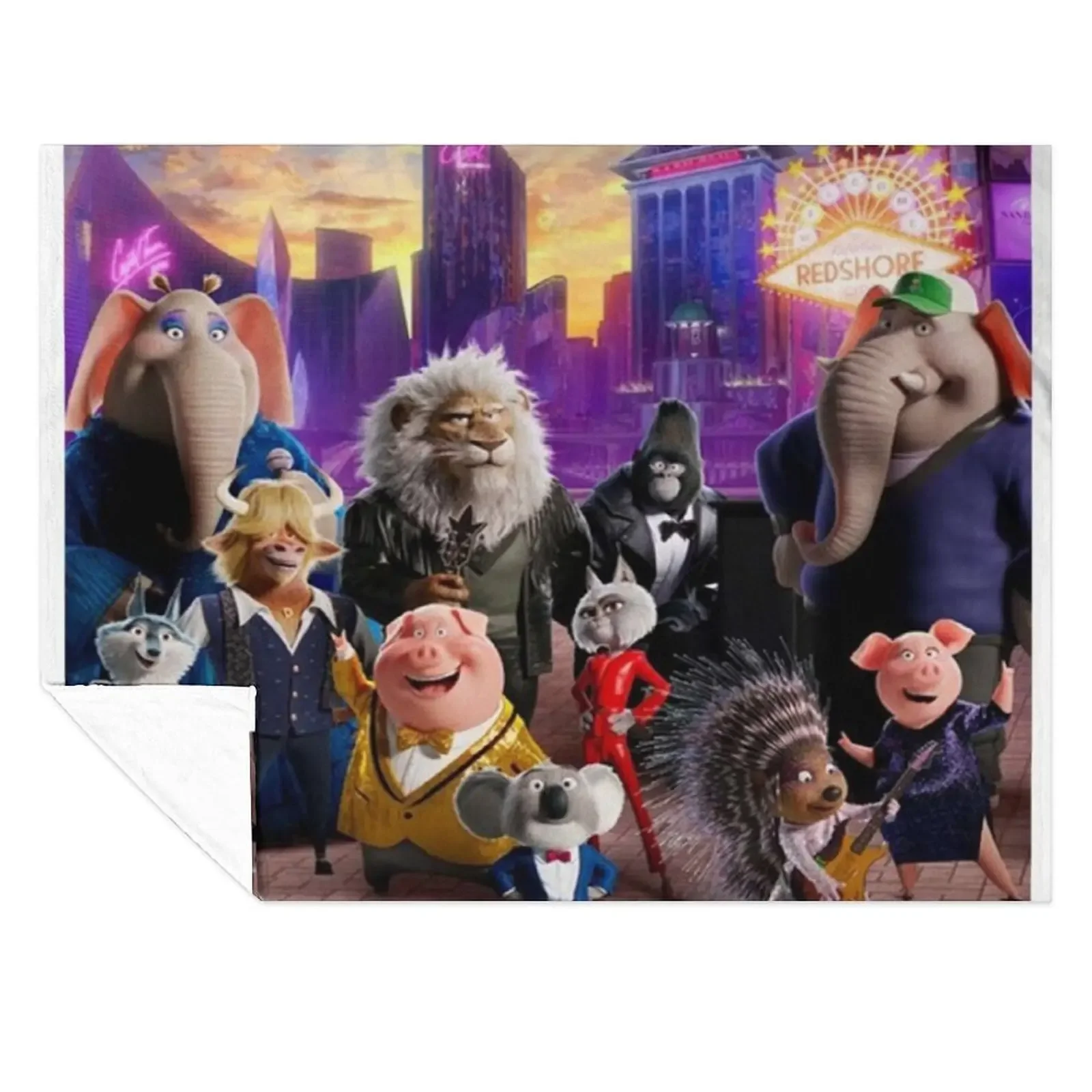 

Potrait Sing Two poster Throw Blanket Summer Beddings For Sofa Thin Decorative Beds blankets and throws Blankets