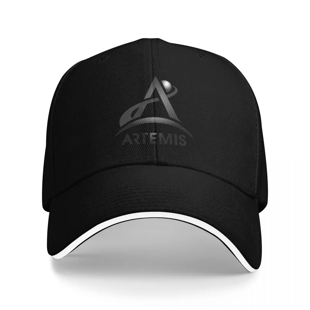 

Artemis program logo - black and white Baseball Cap Ball Cap western Hat Men Golf Wear Women's