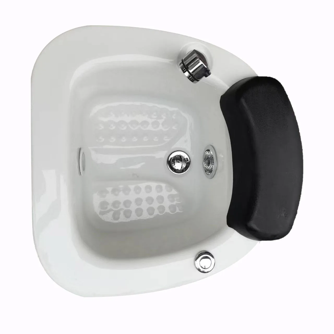 Massage chair matching foot bath Hotel clubhouse Round hydrotherapy massage foot bath Acrylic