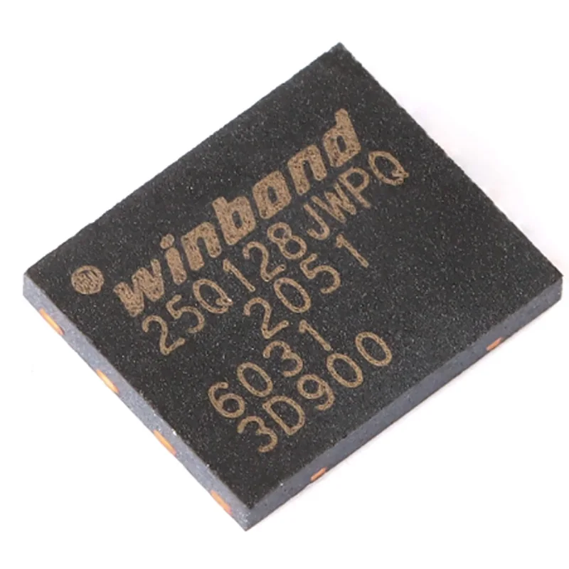 

10Pcs New Original W25Q128Jwpiq Silk Screen 25Q128Jwpq Wson-8 1.8V 128M-Bit Serial Flash Memory Chip