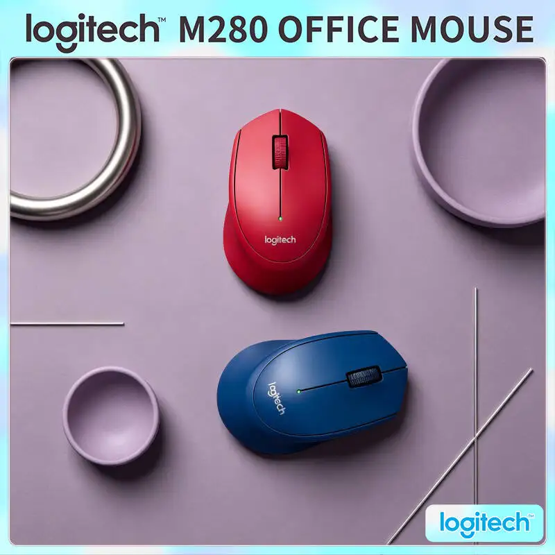 mouse-Optico-sem-fio-logitech-m280-resistente-a-poeira-sensor-24ghz-1000-dpi-controle-preciso-para-mac-e-windows-pc