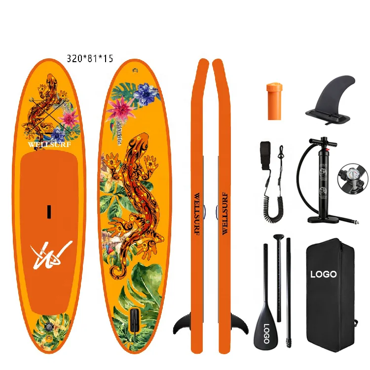 OEM 10'6 Sup Board Inflatable Paddle Board Paddleboard With Accessories Surfboard Supboard