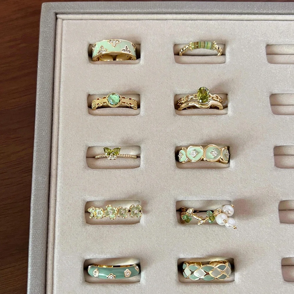 

Эмалированное кольцо-бабочка для женщин, высококачественный и уникальный дизайн, открытое кольцо с перламутром и бриллиантом, новый продукт