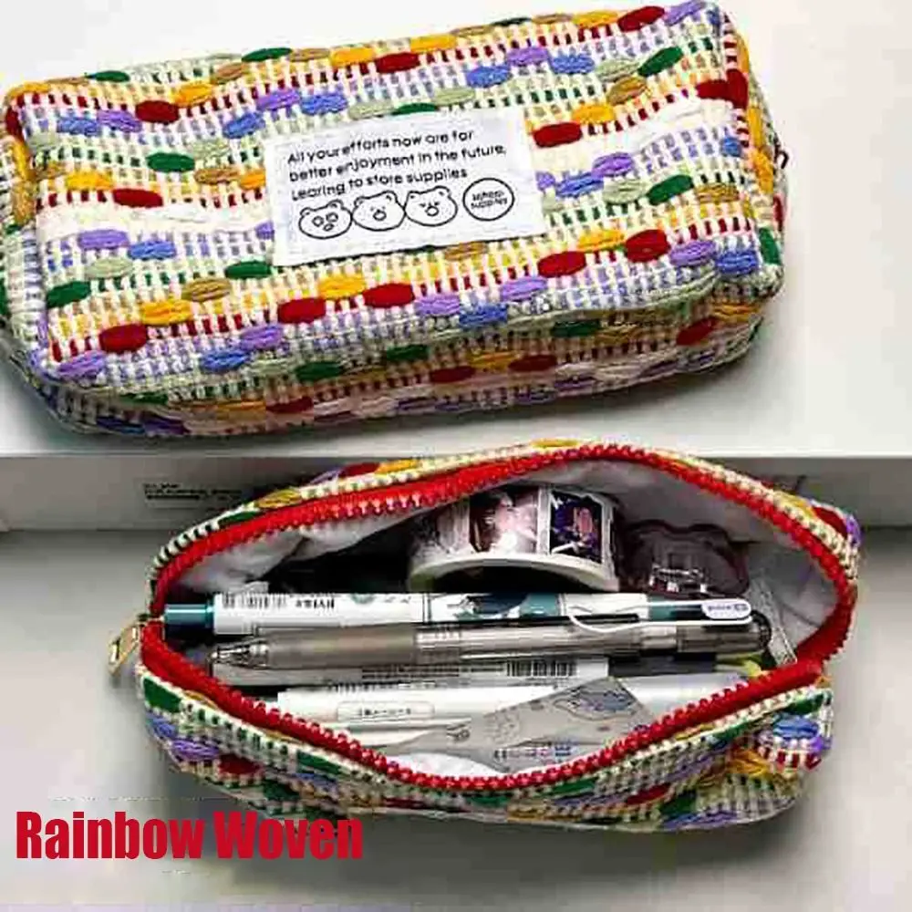 

High Quality Large-capacity Stationery Storage Bag Multi-function Portable Stationery Organizer Pen Pouch