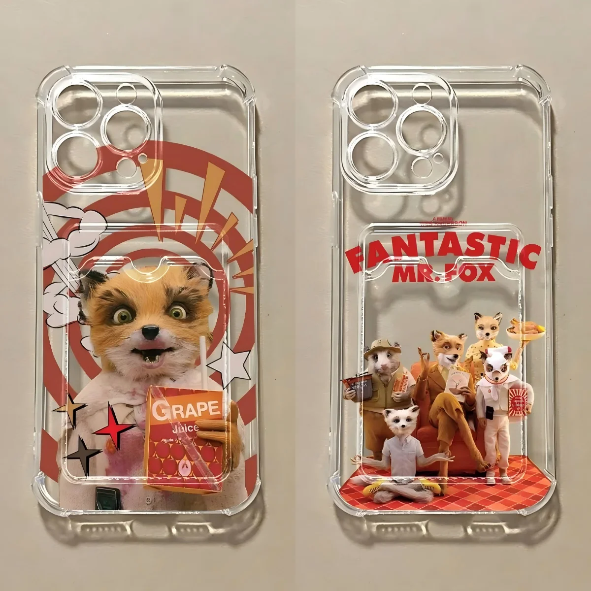 COMIC The Fantastic Mr. Foxs Card Hold Case for Samsung Galaxy A17 A56 A36 A26 A55 A35 A24 A54 A15 A05S A25 A34 A23 4G 5G Cover