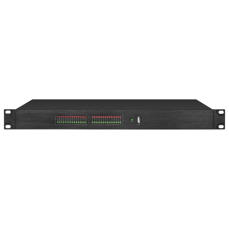 

AD-1616V 16 Channel 16x16 Digital Audio Matrix Processo Conference System WIth RS232