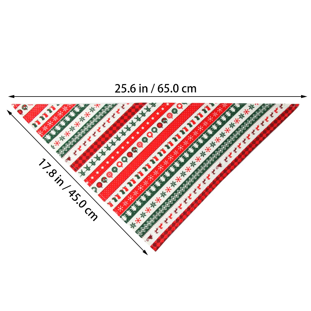 

Triangle Scarf Adjustable Dog Cat Collar Saliva Towel Christmas Costume Small Pets Accessories Holiday Party Photo